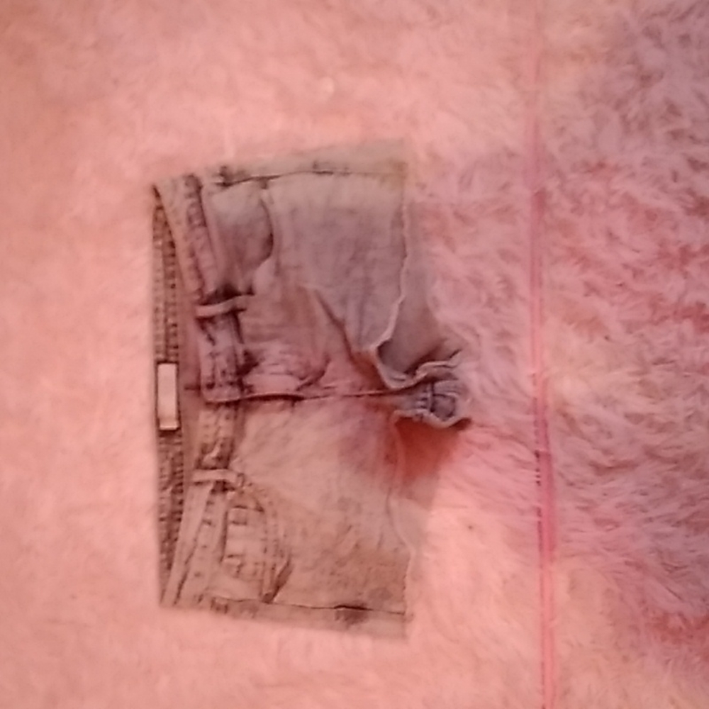 PINK WASH JEAN SHORTS